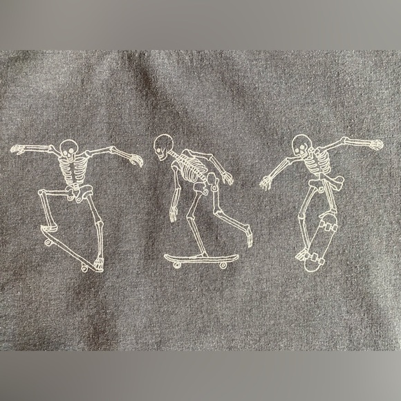 Skateboarding Skeletons Crewneck Sweatshirt - Picture 3 of 9